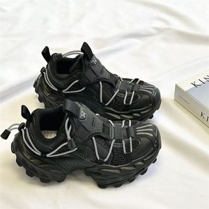 Nuevas Zapatillas de Plataforma con Cordones y Punta Puntiaguda para Parejas, Estilo Retro, Transpirables, de Malla, Casuales, Deportivas, de Goma, para Verano, Unisex - Product Image 6