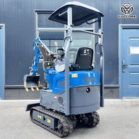 Mini-excavatrice FULCORE à prix de gros, largeur réglable, performances hydrauliques puissantes pour la construction