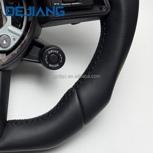 Volante Deportivo de Cuero Negro de Alta Calidad OEM para <span class=keywords><strong>Porsche</strong></span> CARRERA GT 991 <span class=keywords><strong>911</strong></span> 992 <span class=keywords><strong>Porsche</strong></span> Cayenne Coupe, Nueva Actualización - Product Image 6