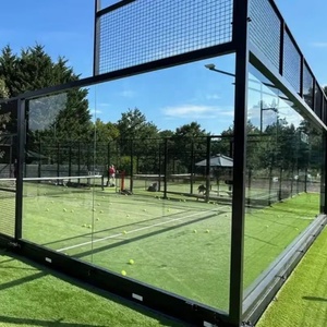 Fabricante de pistas de pádel premium: Pista de pádel de vidrio panorámico duradera para proyectos de inversión, pistas de pádel para exteriores. - Product Image 2