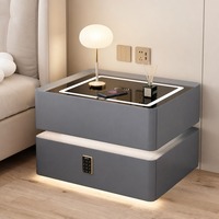 Vente en gros de tables de chevet modernes en bois massif, 3 tiroirs, rangement multifonctionnel, écologiques, pour chambre à coucher, salon, appartement