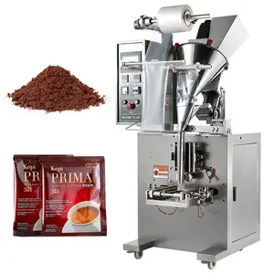 Multifunctional inclined screw packaging machine measuring cup type coffee powder filling and packaging machine