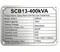 Transformateur sec triphasé SCB13 400 kVA 10 kV / 0,4 kV à résine époxy pour distribution