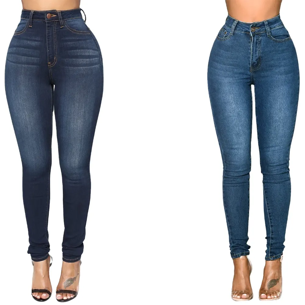 High waist elastic new style girls lady women jeans butt lift slim fit jeans pencil pants skinny denim jeans