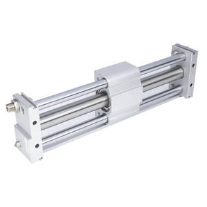   Cilindro sin vástago <span class=keywords><strong>de</strong></span> acoplamiento magnético tipo CY1L CY1L6 CY1L10 CY1S15 CY1L20 CY1L25 CY1L32 CY1L40 Cilindro neumático con guía lineal - Product Image 1