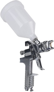 <span class=keywords><strong>Pistola</strong></span> <span class=keywords><strong>de</strong></span> Pintura Profesional <span class=keywords><strong>HVLP</strong></span> <span class=keywords><strong>de</strong></span> Grado Industrial con Certificación Reach, Alimentación por <span class=keywords><strong>Gravedad</strong></span>, con Vaso <span class=keywords><strong>de</strong></span> 600 ml para <span class=keywords><strong>Pintar</strong></span> Automóviles, Marca Action Tools - Product Image 4