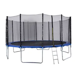 Sundow PP Mat Uv dayanıklı ticari 14Ft yetişkin büyük trambolin parkı ile Net