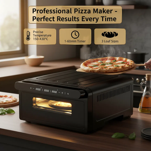 Electric <strong>3</strong> Loaf Sizes (<strong>1</strong>-2.5LB) 2200W Stainless Steel Air Fryer Oven Bread <strong>Maker</strong> Digital Control 150-430 Temp 60-Min Household - Product Image 2