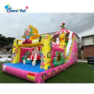 הסיטונאי ילדים מסחריים קופצני קופסי טירת מים שקופית בית מתנפחים עם שקופית למבוגרים - Product Image 2