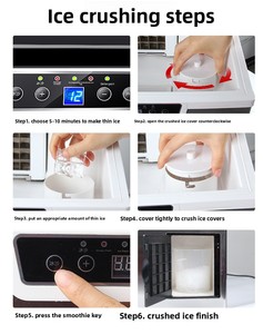 Máquina de Hielo Eléctrica Dos en Uno para Uso Doméstico y Comercial en Hoteles, con Capacidad para Bloques de Hielo de 20 kg, Compresor Emerson - Product Image 4