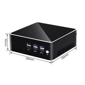 Mini PC d'affaires I7 4500U I5 4200U <span class=keywords><strong>I3</strong></span> <span class=keywords><strong>4005U</strong></span> Win10/11 Micro ordinateur X86 6 * USB MSATA stockage HD VGA affichage PC de bureau - Product Image 4