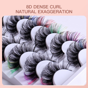 Vente en gros d'extensions de cils en cachemire noir mat pour fans <span class=keywords><strong>pro</strong></span> made extensions de cils plateaux de volume faux cils en <span class=keywords><strong>vison</strong></span> 3d - Product Image 4