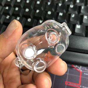 Promo Gift Piggy Coin Bank Adorable Pig Design Money Bank con llavero Préstamo Publicidad Regalo Clear Jar Change Box - Product Image 5