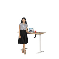 Cadre de bureau/table ergonomique à hauteur réglable