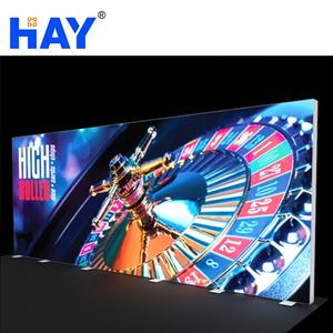 En gros Sublimation Double Face Rétro-Éclairage 10X20 Modulaire L'île Moderne Salon Commercial Stand Ensemble Ups - Product Image 5