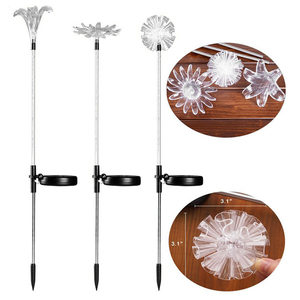 Piquets <span class=keywords><strong>de</strong></span> pissenlits à énergie solaire, 7 couleurs, lampe <span class=keywords><strong>de</strong></span> pelouse en fil <span class=keywords><strong>de</strong></span> fer, éclairage d'extérieur, <span class=keywords><strong>paysage</strong></span> <span class=keywords><strong>de</strong></span> jardin - Product Image 6