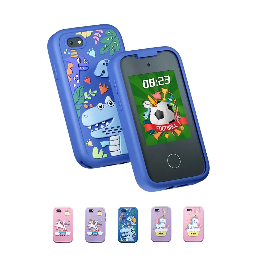 YMX PH05SC mit benutzer definierten Silikon Cute Case Electronics Elektronisches Handy Spaß Spielzeug Mobile Cell Smart Device Phone für Kinder Baby