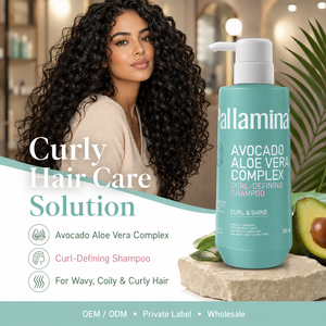 Champú Definidor de Rizos Pallamina para Cabello Rizado, Complejo de Aguacate y <span class=keywords><strong>Aloe</strong></span> <span class=keywords><strong>Vera</strong></span>, Limpieza Suave e Hidratante, 500 ml - Product Image 4