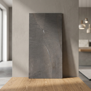 Velencia Moka Carving Glazed Porcelain Tiles Rustic Stone Look Matte Finish 24x48inch Floor Wall Tile - Product Image 1