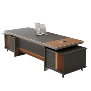 Scrivania Direzionale Moderna di Lusso Eco-Sostenibile con Cassetti, Grande Tavolo da Ufficio per Dirigenti con Dettagli in Pelle, Set di Mobili di Alta Gamma per CEO, Garanzia 10 Anni - Product Image 6