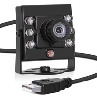 3206 Imx291 IR850 1080P 2,9mm Starlight Módulo de cámara de visión nocturna sin distorsión Bajo nivel de luz 2MP H.264 USB HD