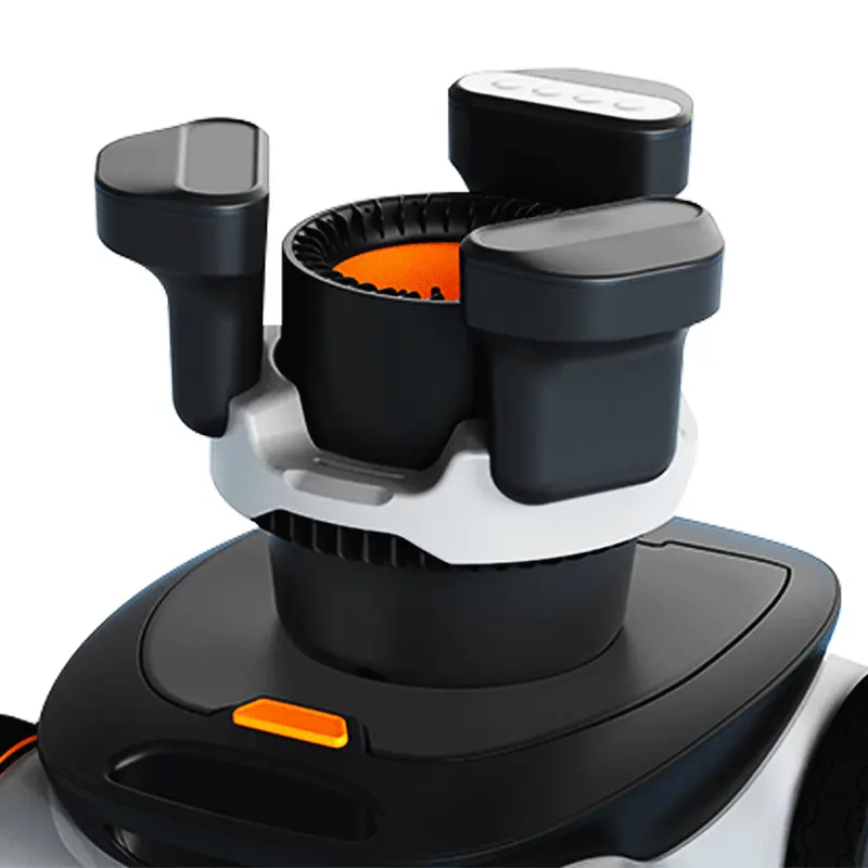 Novo design robô aspirador de pó flexível recarregável sem fio para piscina Ipx8 limpeza de poeira