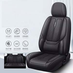 Protection de siège de voiture en cuir de luxe complète en gros, accessoires intérieurs personnalisés avec fonction respirante, vente en gros de luxe complète - Product Image 3