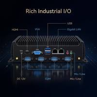 Mini PC Industrial sin Ventilador, Intel I3 I5 12.ª Gen., I219+i210 Realtek 8111X, Procesador J1900 Integrado