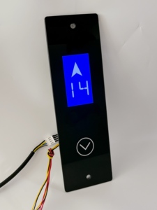 Panel de Botones de Llamada para <span class=keywords><strong>Ascensor</strong></span> de Vidrio Moderno, <span class=keywords><strong>Precio</strong></span> de Fábrica, para Hotel, Hospital y Villa, Compatible con Personalización, Marca JKL - Product Image 2