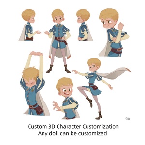 Superventas lindo encantador divertido modelo de juguete de alta calidad PVC colección de figuras de acción conjunto Edición Limitada juguete de dibujos animados ABS - Product Image 2