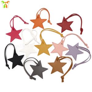 YY Five Pointed Star Leather Pendant Keychain Stylish <b>Key</b> <b>Rings</b> Five-Pointed Star Luggage Purse Decoration <b>Bag</b> Charm for Ladies - Product Image 3