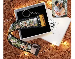Great Price <strong>Key</strong> Chain Photos Keychain Film Roll Customized Gifts for My Love With Date <strong>Coder</strong> - Product Image 4