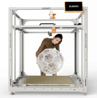 ELEGOO OrangeStorm Giga Printer 3D FDM Format Besar 800mm X 800mm X 1000mm Mesin Pencetak Industri Kecepatan Tinggi