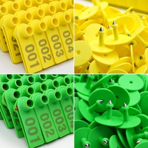 CMRFID 001-100 Étiquettes de tête en cuivre personnalisables pour bétail d'animaux de ferme Étiquette d'oreille de chèvre pour mouton - Product Image 2