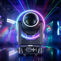 230W Beam Moving Head Light RGB LED Bühnenscheinwerfer DMX512 Rotierender Aluminiumkörper für Disco Club Live-Streaming