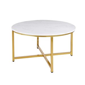 Usine couleur personnalisée cadre en métal en bois dessus en marbre canapé moderne chevet ordinateur portable <span class=keywords><strong>bureau</strong></span> café extrémité Console Table d'appoint - Product Image 2