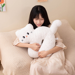 Dễ thương xuyên biên giới Mèo Thỏ cá sấu Nap U Gối khỉ sang trọng gối đồ chơi trong polyester Bông đáng ngạc nhiên đa dạng của động vật - Product Image 2