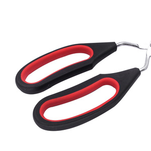 Lot de pinces alimentaires en acier inoxydable Syh1196 avec long manche en plastique – Ustensiles de cuisine pour la maison, idéales pour le pain, le barbecue et le poisson - Product Image 2