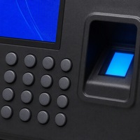 Máquina biométrica de control de asistencia por huella dactilar, terminal de control de acceso con código PIN, reconocimiento rápido para el registro de tiempo del personal de oficina