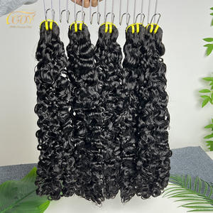 בורמזית מתולתל כפול מסולסל סיטוני גולמי טבעי סיטוני rigin coles שיער אנושי מתולתל - Product Image 2