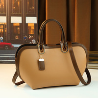 Sac à main élégant en cuir PU vert olive pour femme, avec poignée supérieure, bandoulière amovible et fonction cabas.