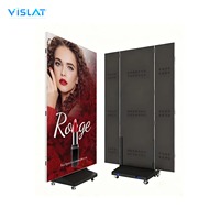 Afficheur LED VISLAT d'extérieur en couleur pleine P2.5, luminosité élevée et garantie de trois ans pour les événements publicitaires, sur pied