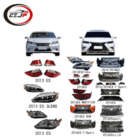 CZJF Offre Spéciale haute qualité phares phare avant gille grill kit de carrosserie pour lexus ES 2013 2014 2015 2016 2017 2018