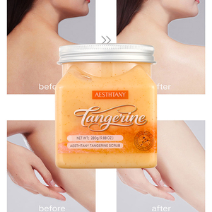 Organic <strong>ORANGE</strong> Body <strong>Scrubs</strong> Refresh Scent Hydrating Cleansing Lotion Balm Sea Salt Fruit Nourishes Soothes Skin Whitening - Product Image 6