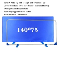 OEM Haute Qualité 75*140cm Rectangle 420D Oxofrd Tissu Tennis De Table Baffle Barrière Surround Bloc pour Match