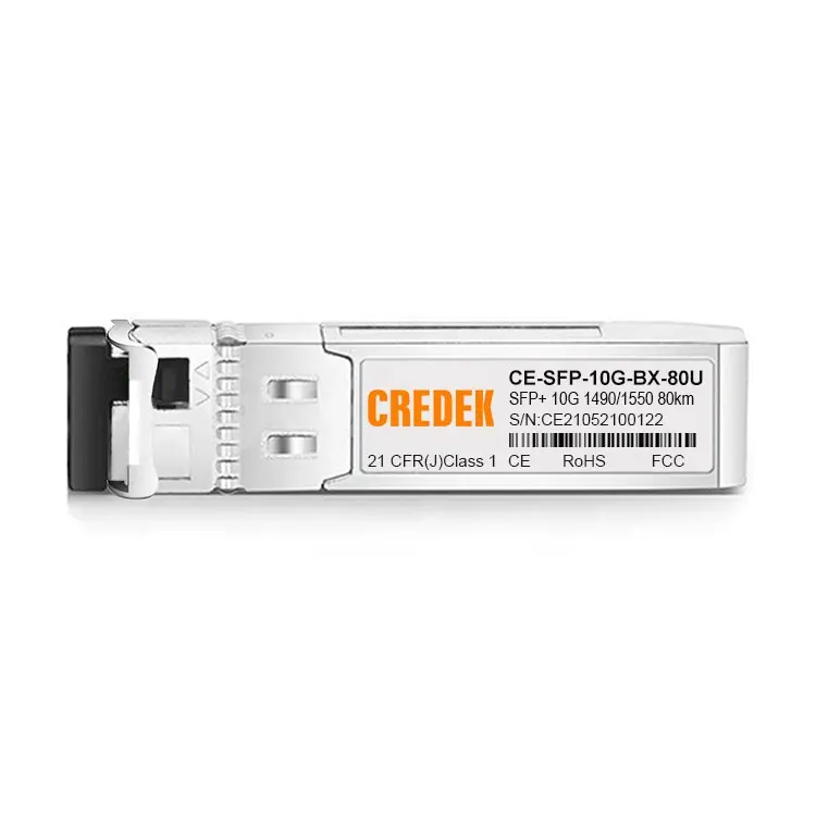 OEM WDM 10G SFP+ 80KM 1490nm 1550nm 80km BiDi 10G SFP Optical Transceiver for HPE/Aruba//Huawei/Juniper/Mikrotik Compatible