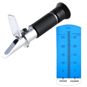 Réfractomètre de salinité 0~28% pour mesurer la teneur en chlorure de sodium dans la saumure, l'eau de mer, le salinomètre, réfractomètre de saumure pour cornichons - Product Image 1