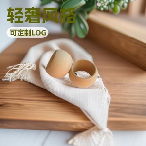 Wooden Napkin <b>Ring</b> Solid Wood <b>Ring</b> Shape Durable Wedding Table Decoration Accessory - Product Image 1