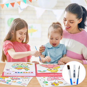 أطقم لوحات ألوان مائية للأطفال من سن 3-فنون وهدايا كتاب مزدحم للأبوين 8-مرحلة ما قبل المدرسة التعليمية - Product Image 5