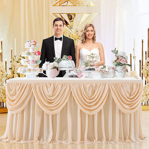 Mantel de falda plisado de gasa de tul duradero para fiestas de cumpleaños de adultos - Product Image 4